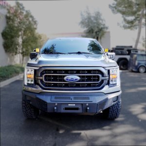 Ford F-150 Bumper - Front - Go Rhino - BR6 - Textured Black - `21-`24 Ford F-150 Bumper - Front - Go Rhino - BR6 - Textured Black - `21-`24